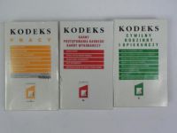 Kodeks cywilny, pracy, karny, 3 książki