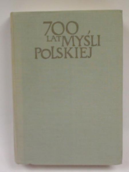 700 lat myśli polskiej - filozofia i myśl społeczna XVI wieku