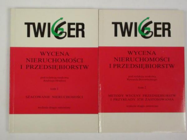 Hopfer A.,   - Wycena nieruchomości i przedsiębiorstw, t.I-II