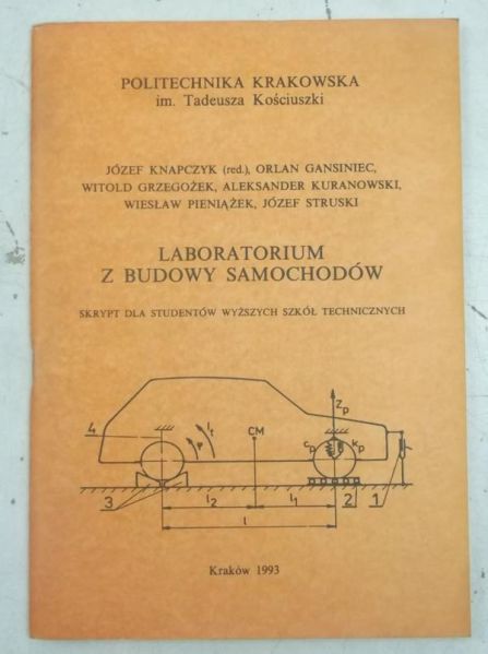 Laboratorium z budowy samochodów