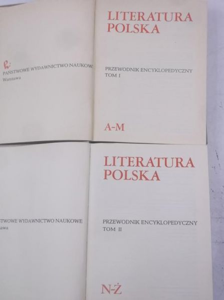 Literatura polska, T.I-II