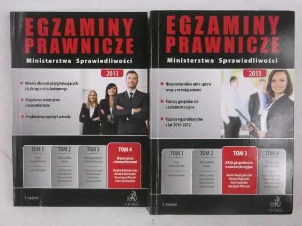 Egzaminy prawnicze, Tom III-IV
