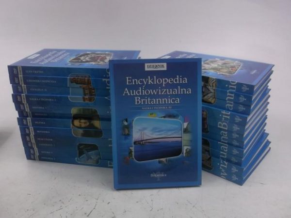 Encyklopedia Audiowizualna Britannica, 24 tomy + DVD (komplet)