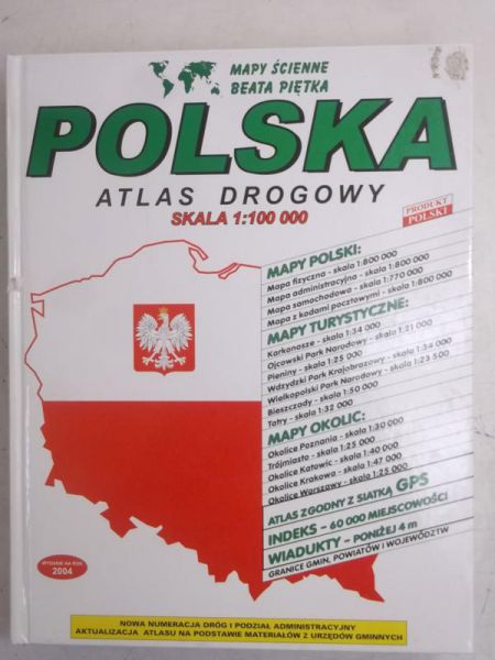 Polska. Atlas drogowy 1:100 000