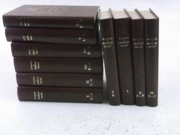 Herbarz polski Tom I-X, Reprint z 1839 r.