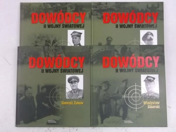 Dowódcy II wojny światowej, zestaw 4 książek