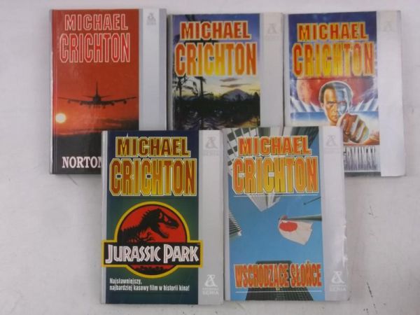Crichton Michael - Srebrna Seria, zestaw 5 książek