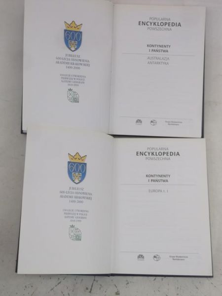 Mydel Rajmund (red.) - Popularna Encyklopedia Powszechna, Zestaw 2 książek