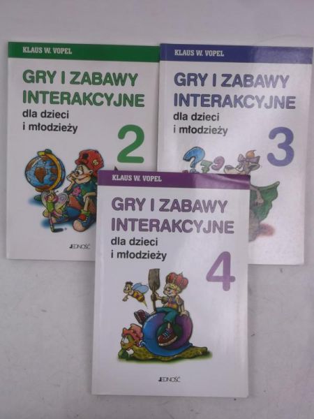 Gry i zabawy intrakcyjne dla dzieci i młodzieży, cz: 2,3,4
