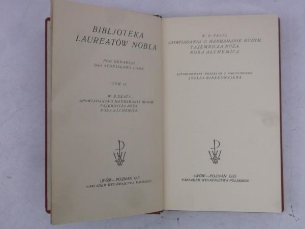 Opowiadania o hanrahanie Rudym. Tajemnicza Róża. Rosa alchemica, 1925 r.