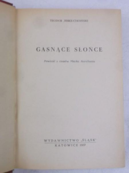 Gasnące Słońce
