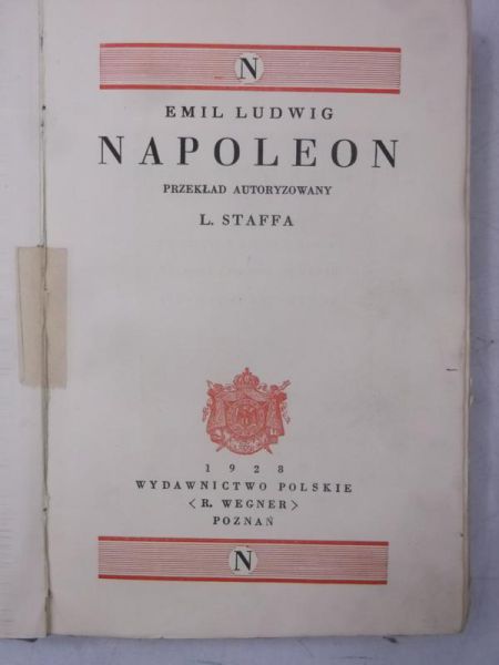 Ludwig Emil - Napoleon, 1928 r.