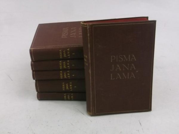 Lam Jan - Pisma Jana Lama, Tom I-V + dodatek, ok. 1938 r.