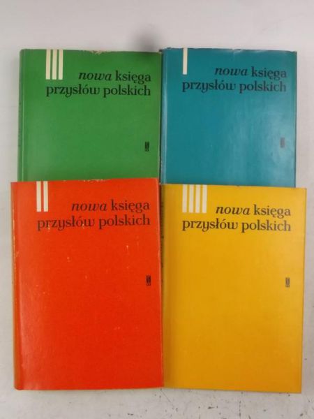 Nowa księga przysłów polskich, Tom I-IV
