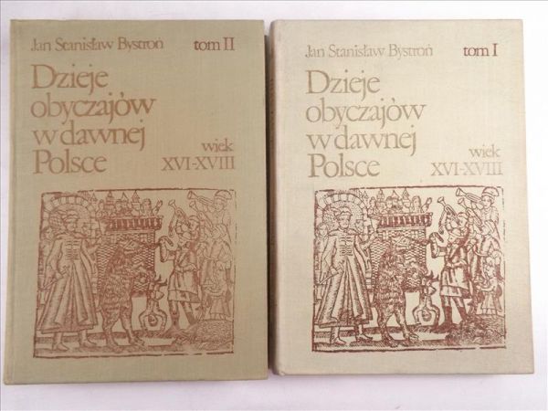 Bystroń Jan Stanisław - Dzieje obyczajów w dawnej Polsce. Wiek XVI-XVIII, Tom I-II