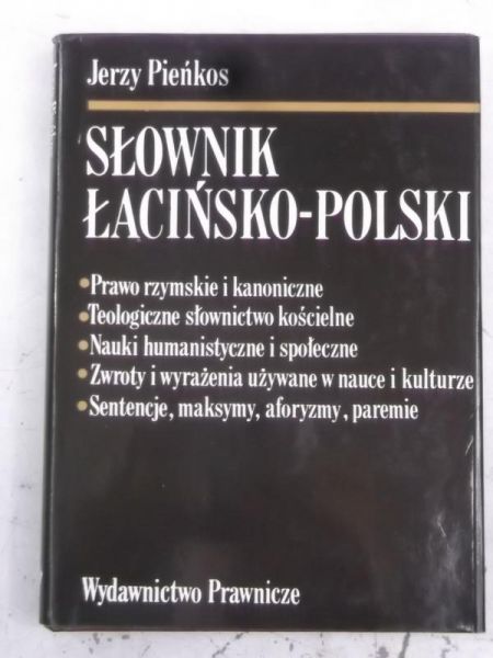 Pieńkos Jerzy - Słownik łacińsko-polski