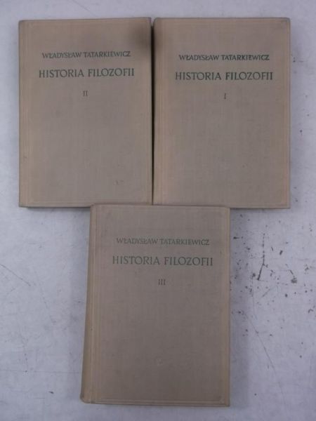 Historia filozofii, Tom I-III