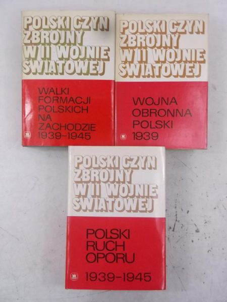 Biegański Witold (red.) - Polski czyn zbrojny w II Wojnie Światowej, trzy części