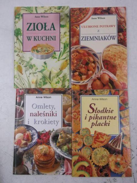 Zestaw 4 książek kulinarnych