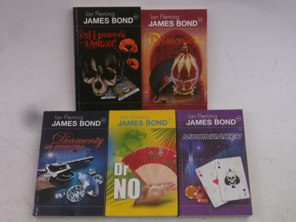 James Bond 5 książek