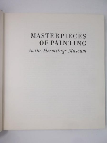 Masterpieces of Painting in the Hermitage Museum