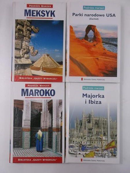Podróże marzeń. Zestaw 4 książek