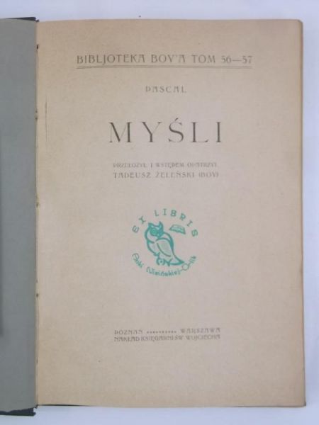 Myśli, ok. 1920 r