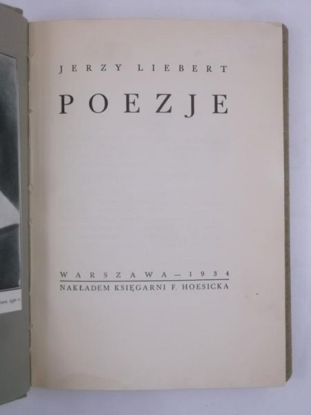 Poezje, 1934r.