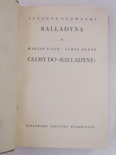 Juluisz - Balladyna