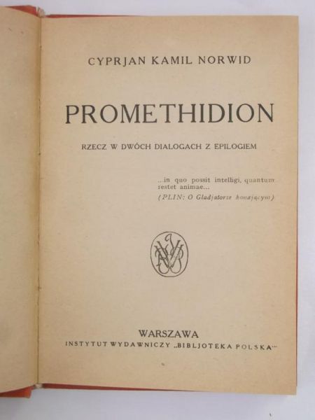 Promethidion, ok.1950 r.