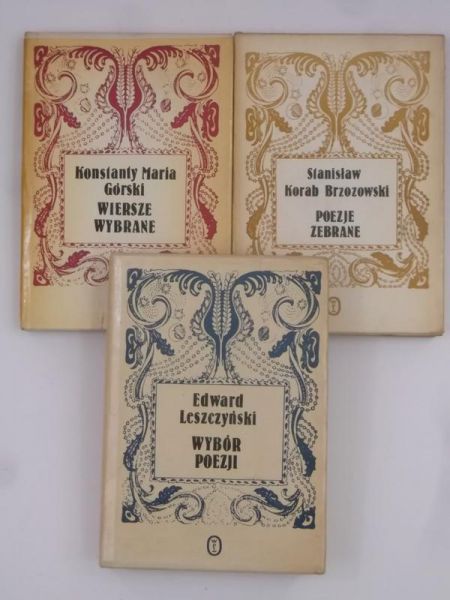 Leszczyński Edward i inni - Biblioteka Poezji Młodej Polski - 3 Tomy