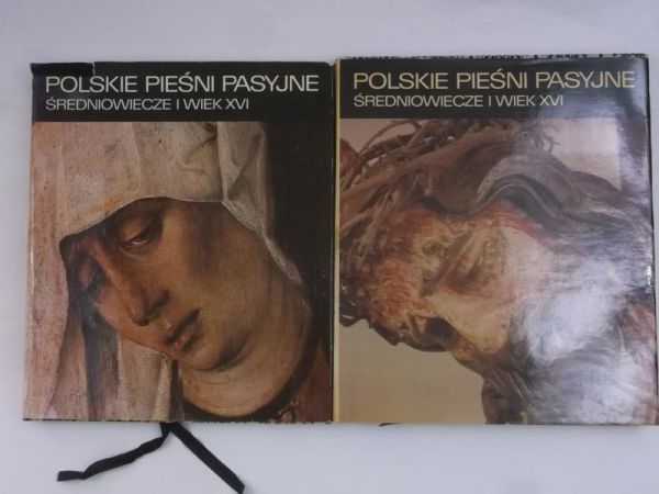 Polskie pieśni pasyjne Średniowiecze i wiek XVI, 2 tomy