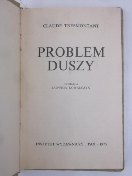 Problem duszy
