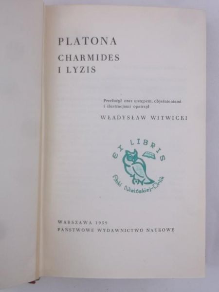 Platona Charmides i Lyzis