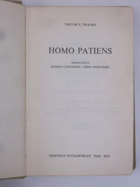 . - Homo Patiens