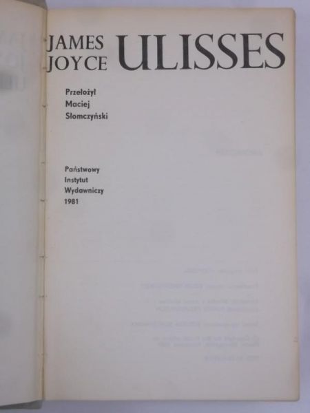 Joyce James - Ulisses