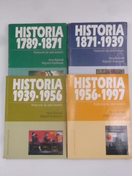 Historia 1789-1997, 4 tomy
