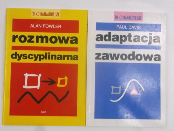 Davis Paul / Fowler Alan - Adaptacja zawodowa / Rozmowa dyscypliarna