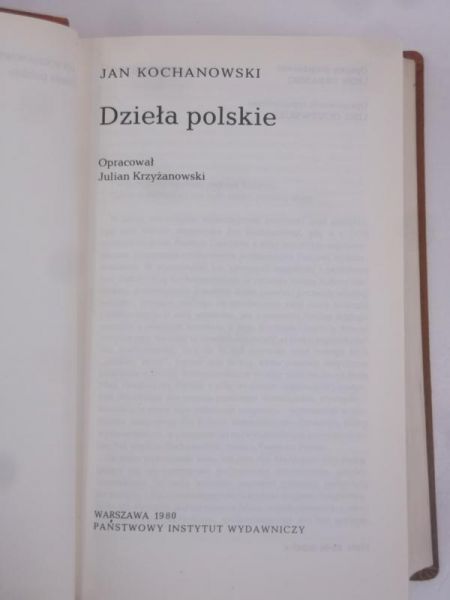 Dzieła polskie