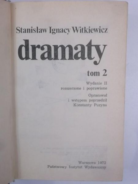 Dramaty, Tom II