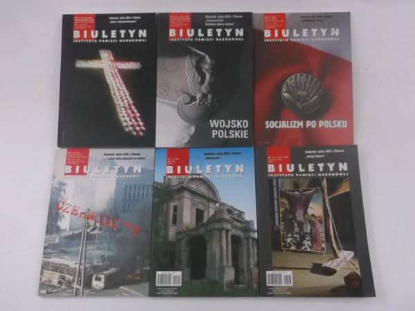 IPN - Biuletyn Instytutu Pamięci Narodowej + CD. Zestaw 6 książek z 2011