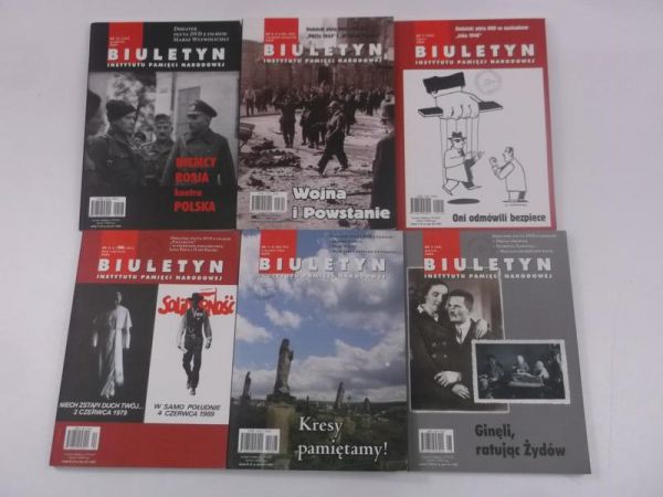 Biuletyn Instytutu Pamięci Narodowej. Zestaw 6 książek z 2009 r. + CD
