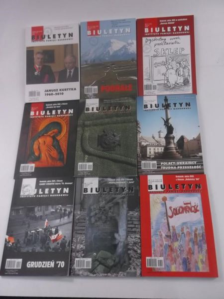 IPN - Biuletyn Instytutu Pamięci Narodowej. Zestaw 9 książek z 2010 + CD