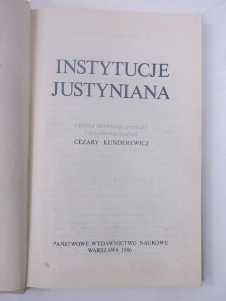 Instytucje Justyniana