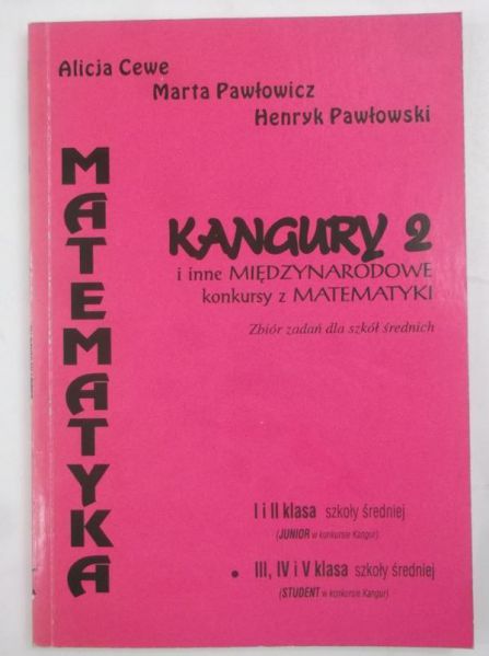 Kangury 2 i inne międzynarodowe konkursy z matematyki