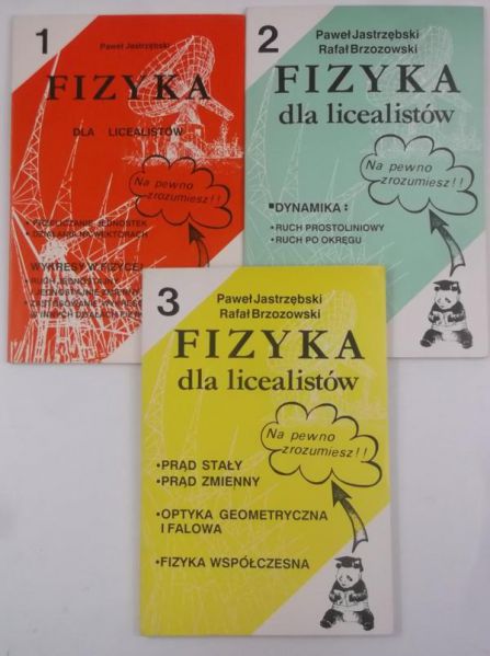 Fizyka dla liceaistów, 3 ksiązki