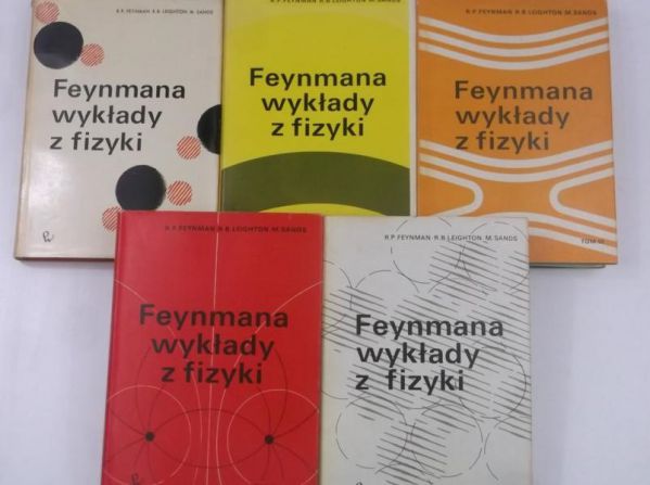 a wykłady z fizyki, 5 ksiązek
