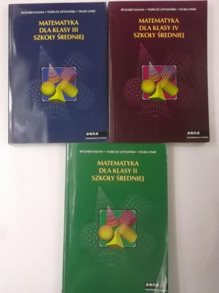 Matematyka dla szkoły średniej, zbiór 3 książek