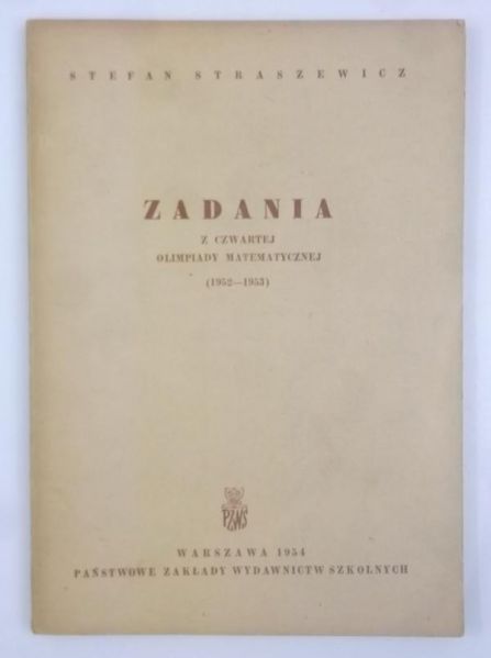 Zadania z czwartej olimpiady matematycznej (1952-1953)