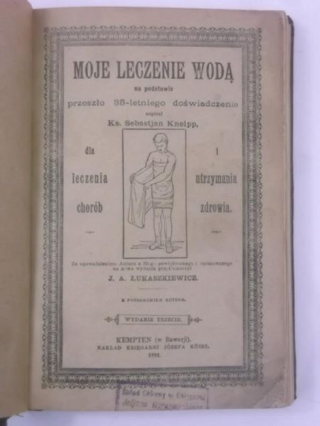 Moje leczenie wodą, 1892 r.